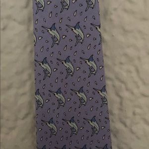 Vineyard Vines Purple Marlin Tie